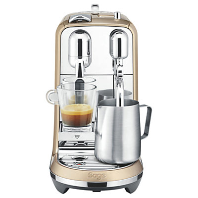Nespresso Creatista Coffee Machine by Sage Champagne Nespresso Creatista Coffee Machine by Sage Champagne
